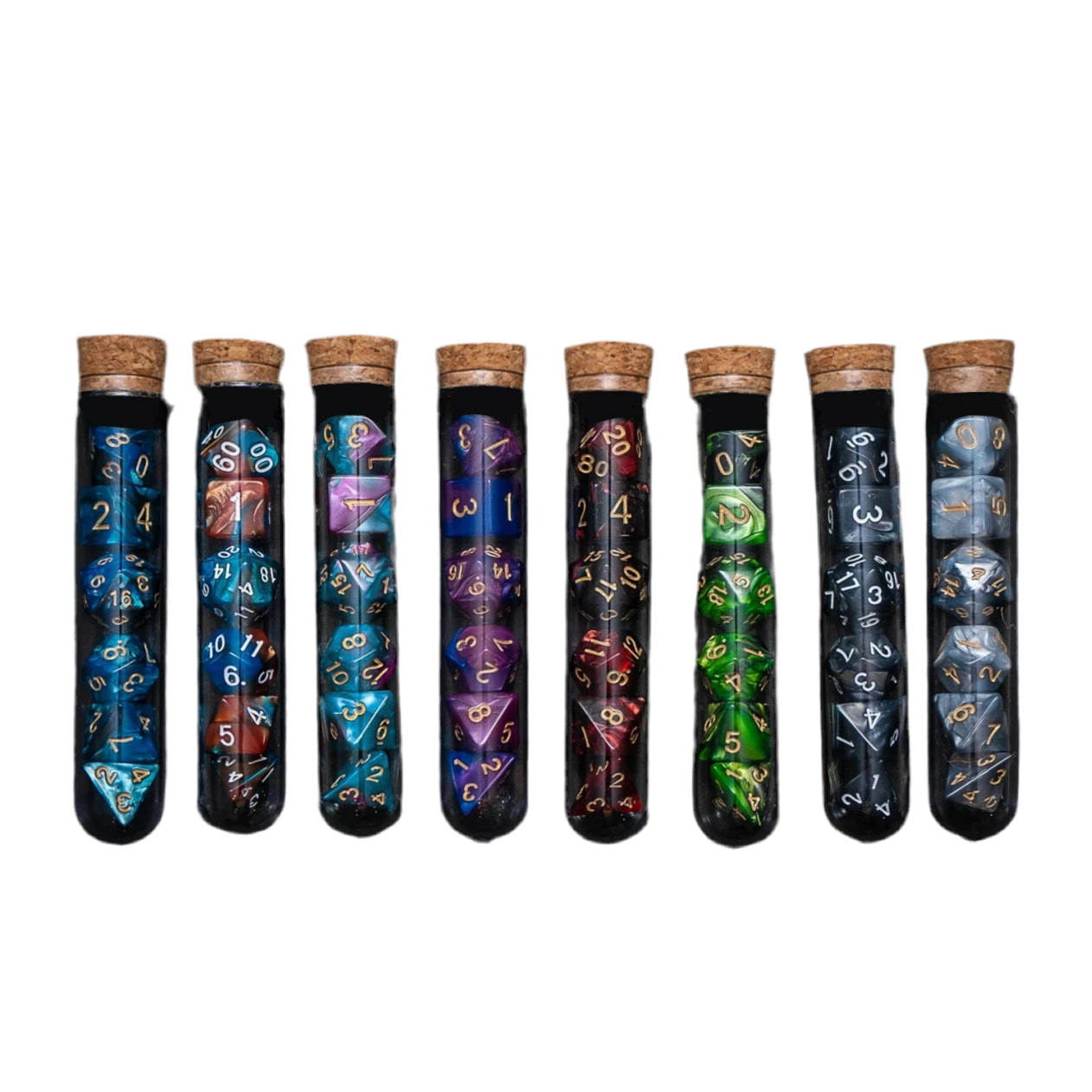 Fantasy Potion Flask Dice Set