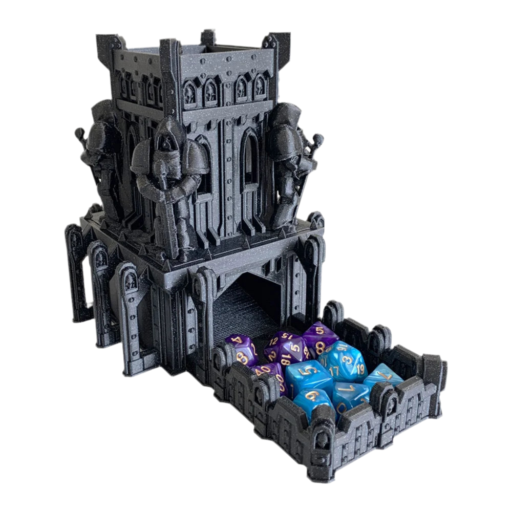 Dice Rolling Castle Tray Dice Tower - What The Funk