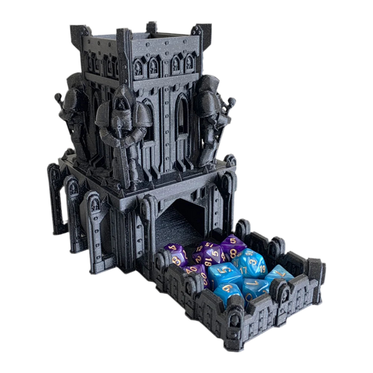 Dice Rolling Castle Tray Dice Tower - What The Funk