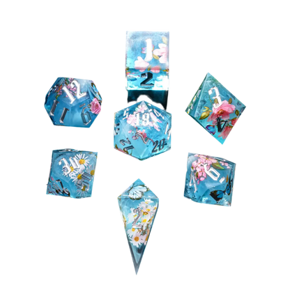 Sharp Edge Butterfly Blossom Dice