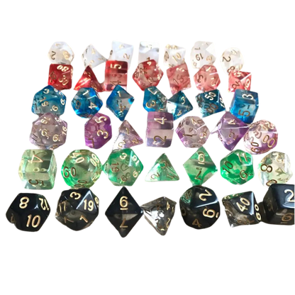 Clear Dice Set