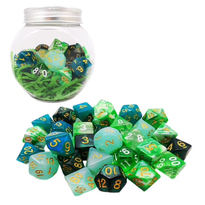 Potion Emerald Dice Set (5sets/35pcs)