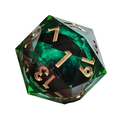 Large Hand Crafted D20 2 inch (50mm)