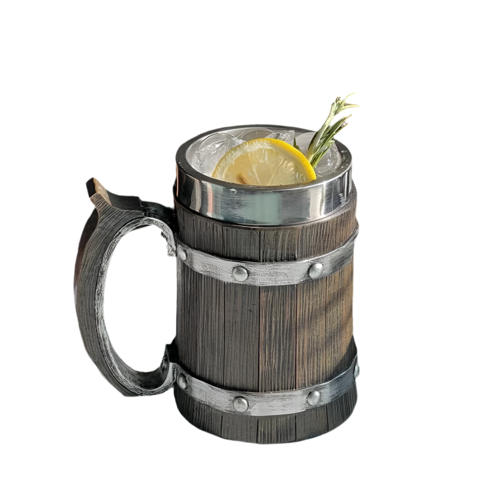 Viking Wood Style Beer Mug