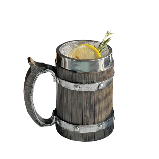 Viking Wood Style Beer Mug