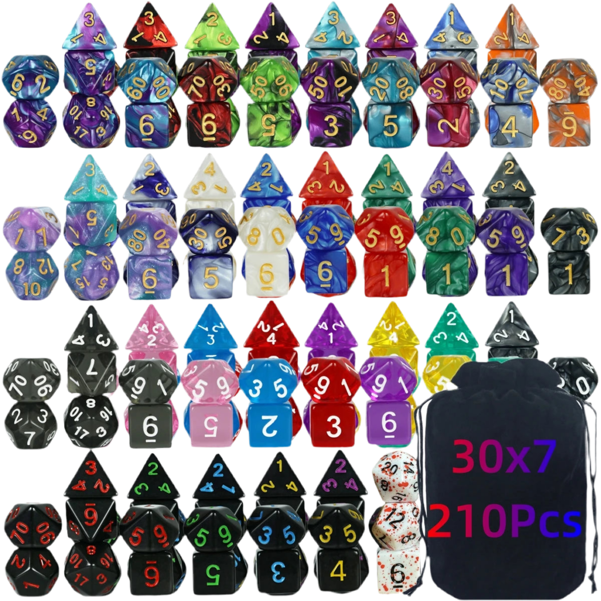 Dice Goblin Collection (30sets/210pcs)