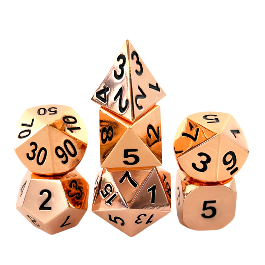 Metal Glossy Dice Sets