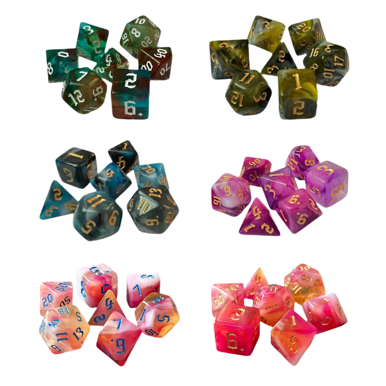 Double Color Dice Set - What The Funk