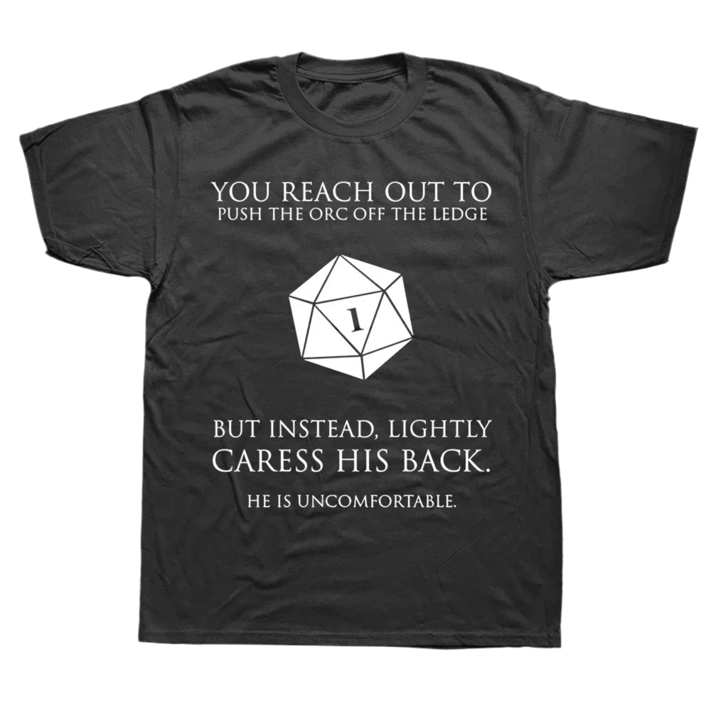 D&D Novelty T-shirts - Crit Fail - What The Funk