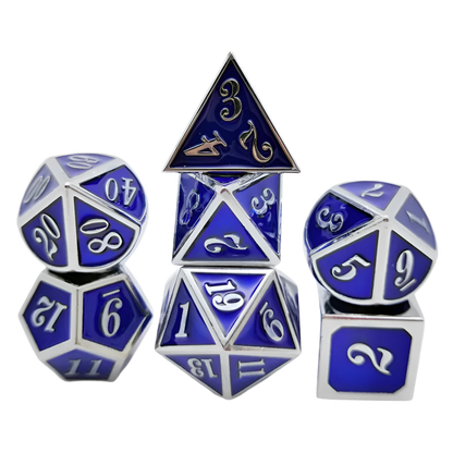 Metal Trimmed Dice Set