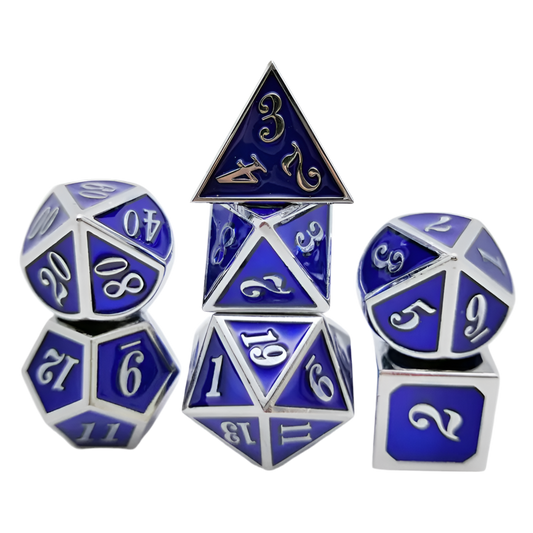 Metal Trimmed Dice Set