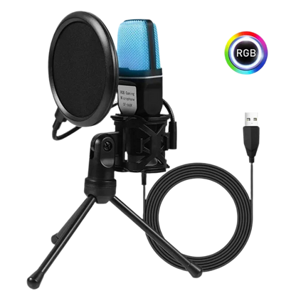 USB Wired Microphone Professional RGB