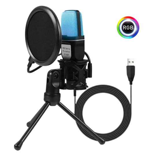 USB Wired Microphone Professional RGB