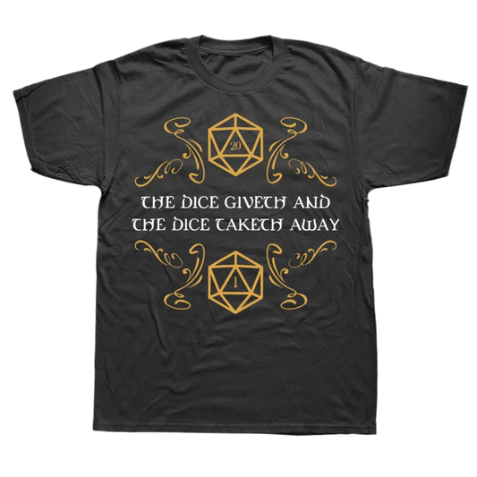 D&D Novelty T-shirts - Giveth/Taketh - What The Funk