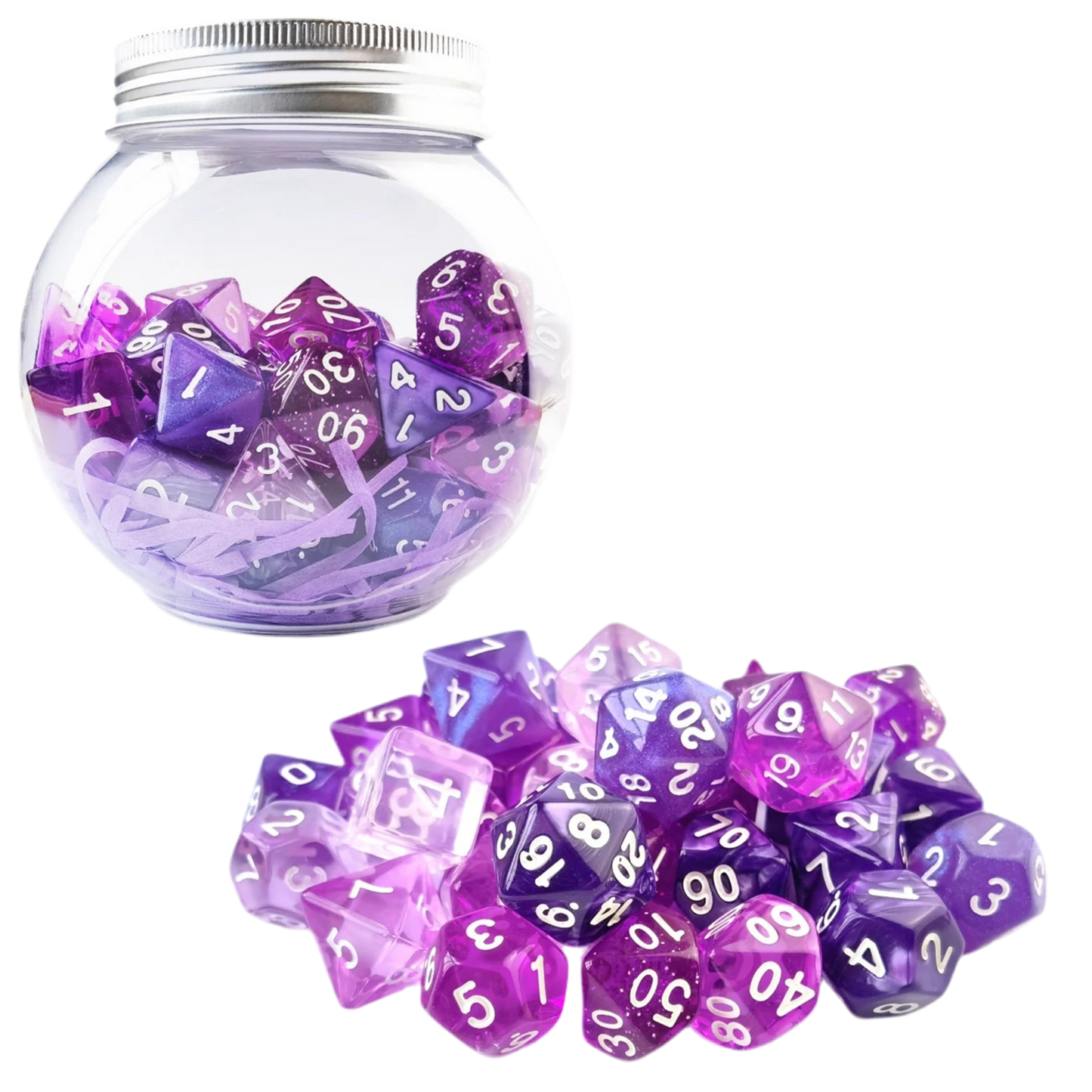 Potion Amethyst Dice Set (5sets/35pcs)