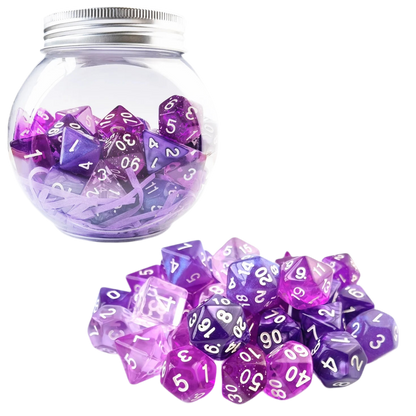 Potion Amethyst Dice Set (5sets/35pcs)