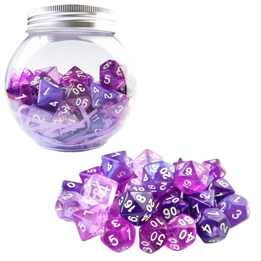 Potion Amethyst Dice Set (5sets/35pcs)