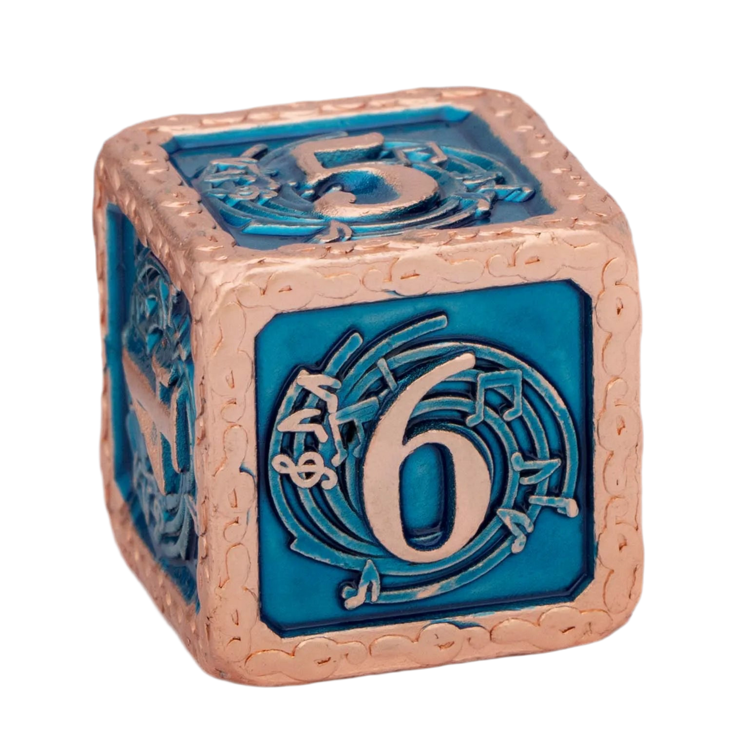 Metal Bard Dice Set