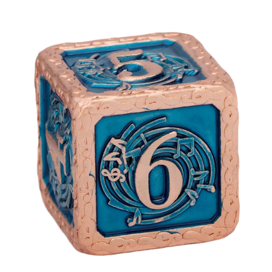 Metal Bard Dice Set