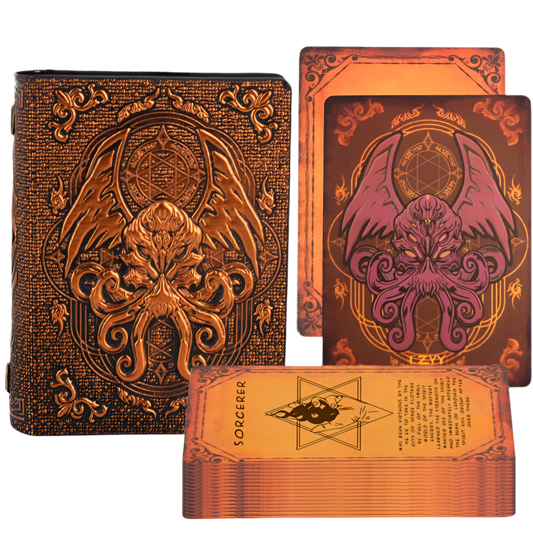 Spellcard Holder Cthulhu Embossed Hard Cover Deck Case