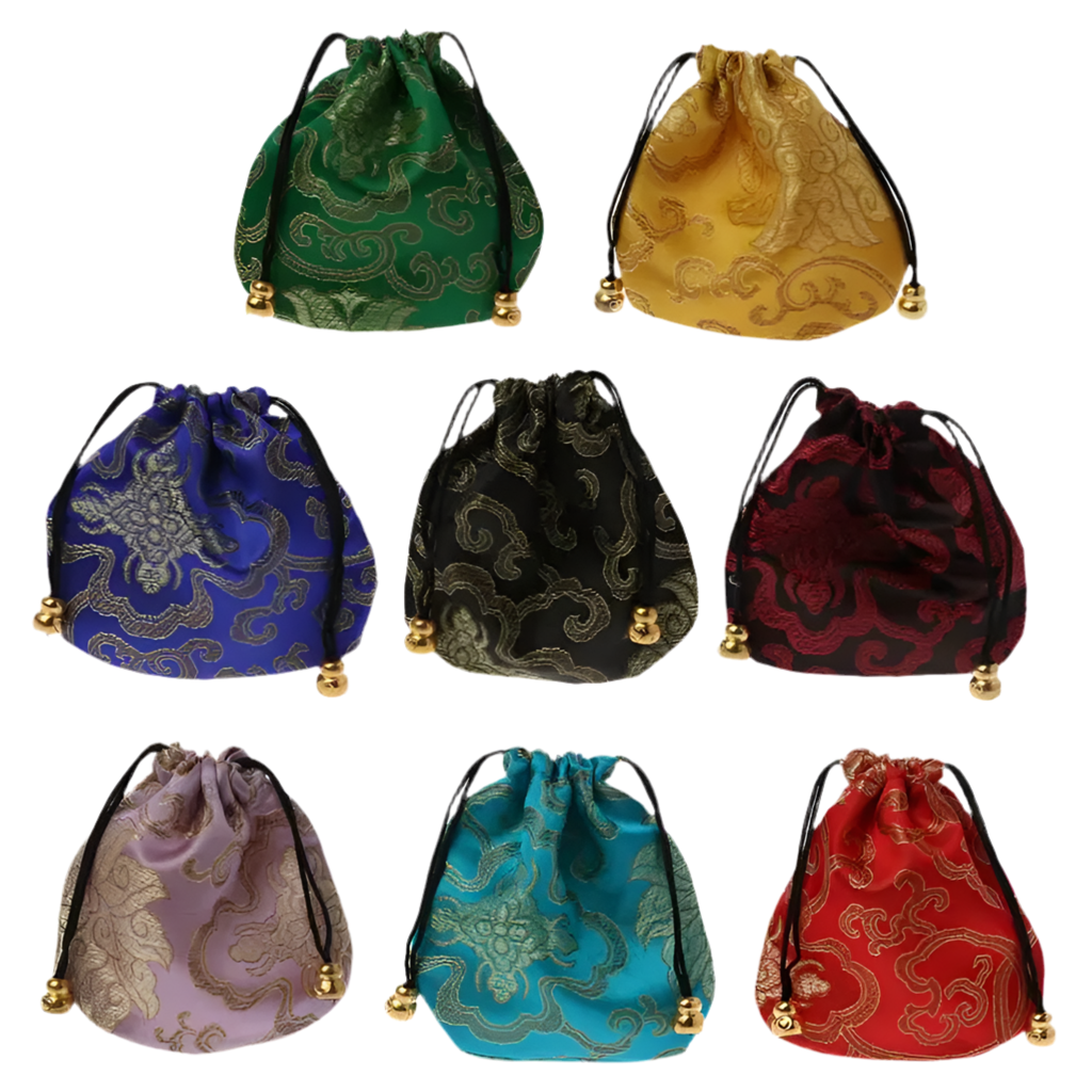 High Quality Silk Dice Bag