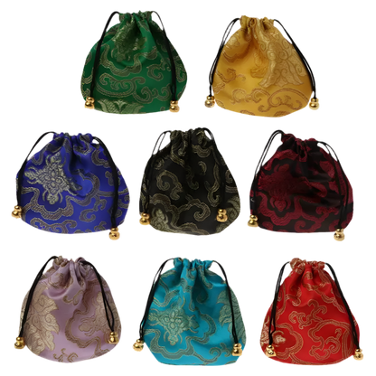 High Quality Silk Dice Bag