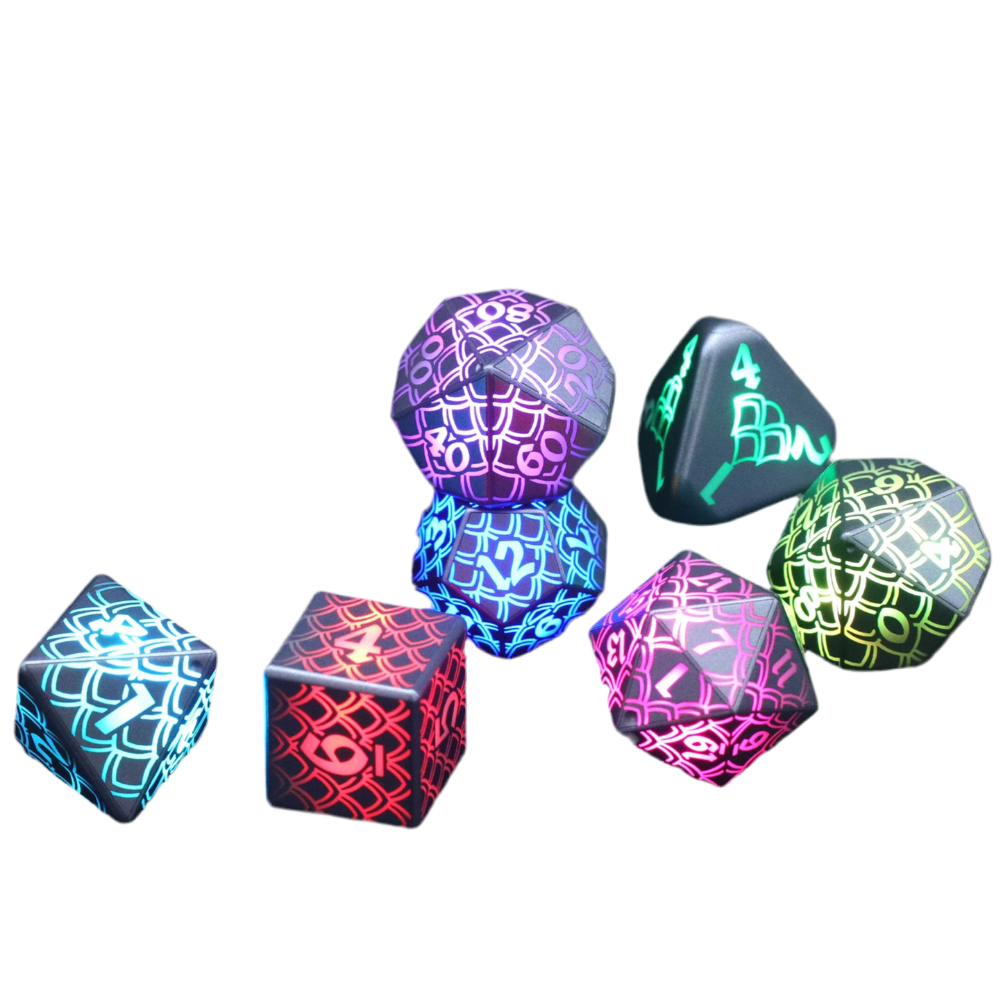 RGB LED Dice Set