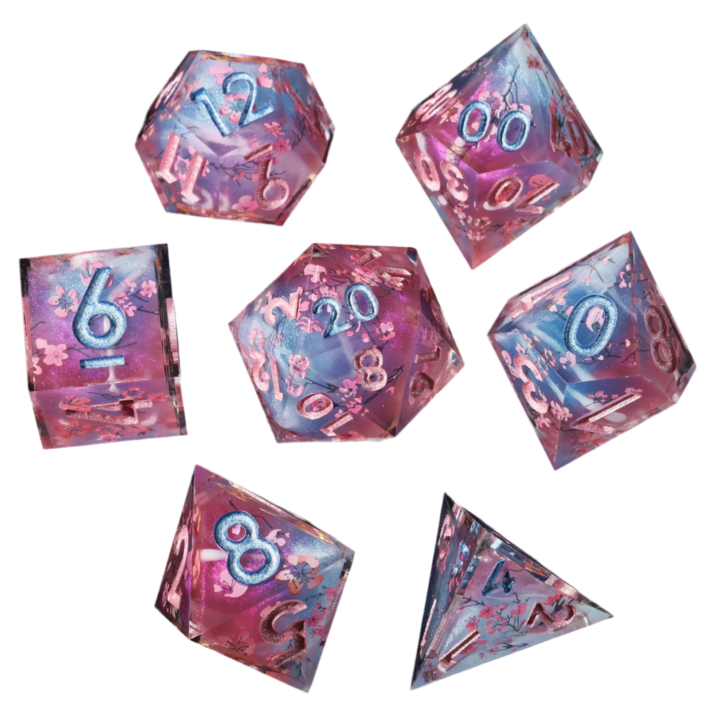 Sharp Resin Beautiful Transparent Layer Dice