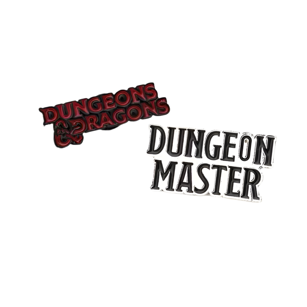 D&D and Dungeon Master Enamel Pins - What The Funk