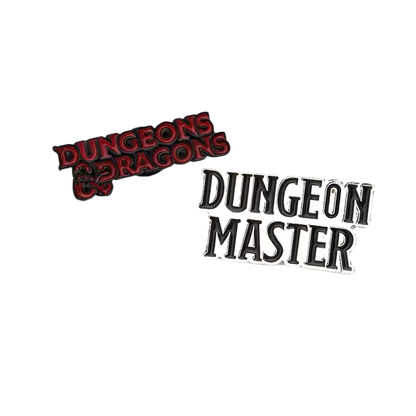 D&D and Dungeon Master Enamel Pins - What The Funk