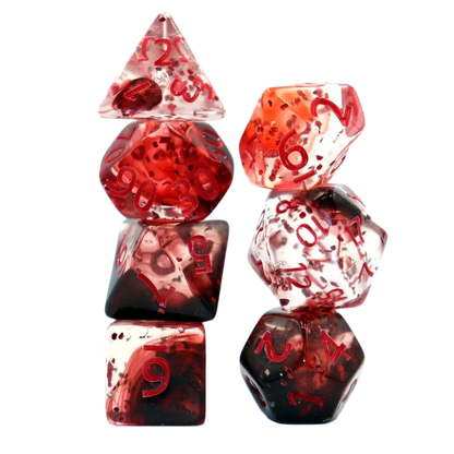 Bloody Crystal Style Dice Set - What The Funk