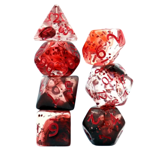 Bloody Crystal Style Dice Set - What The Funk