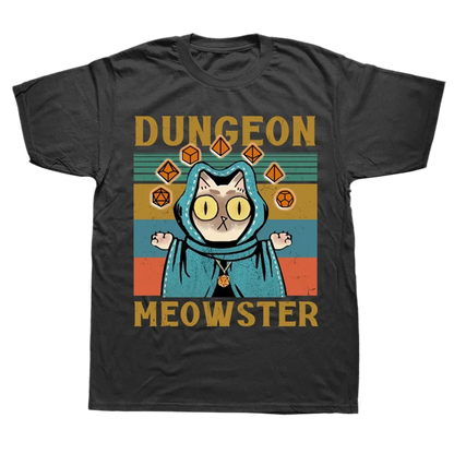 D&D Novelty T-shirts - Dungeon MEOWSTER - What The Funk