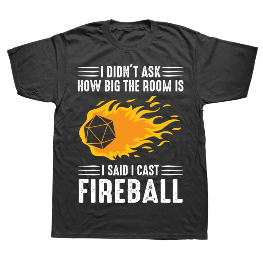 D&D Novelty T-shirts - FIREBALL - What The Funk