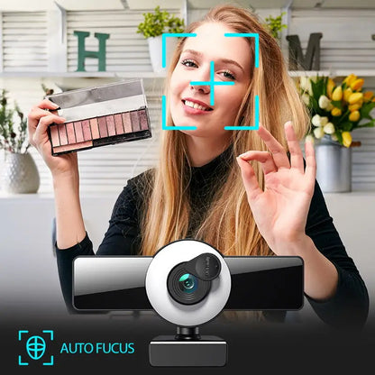 Web Cam Autofocus With Microphone 8k/4k/2k/1080p HD USB - What The Funk