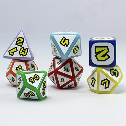 Arcade Hero Party Dice Set