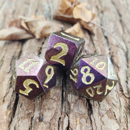 Metal Bold Number Dice - What The Funk