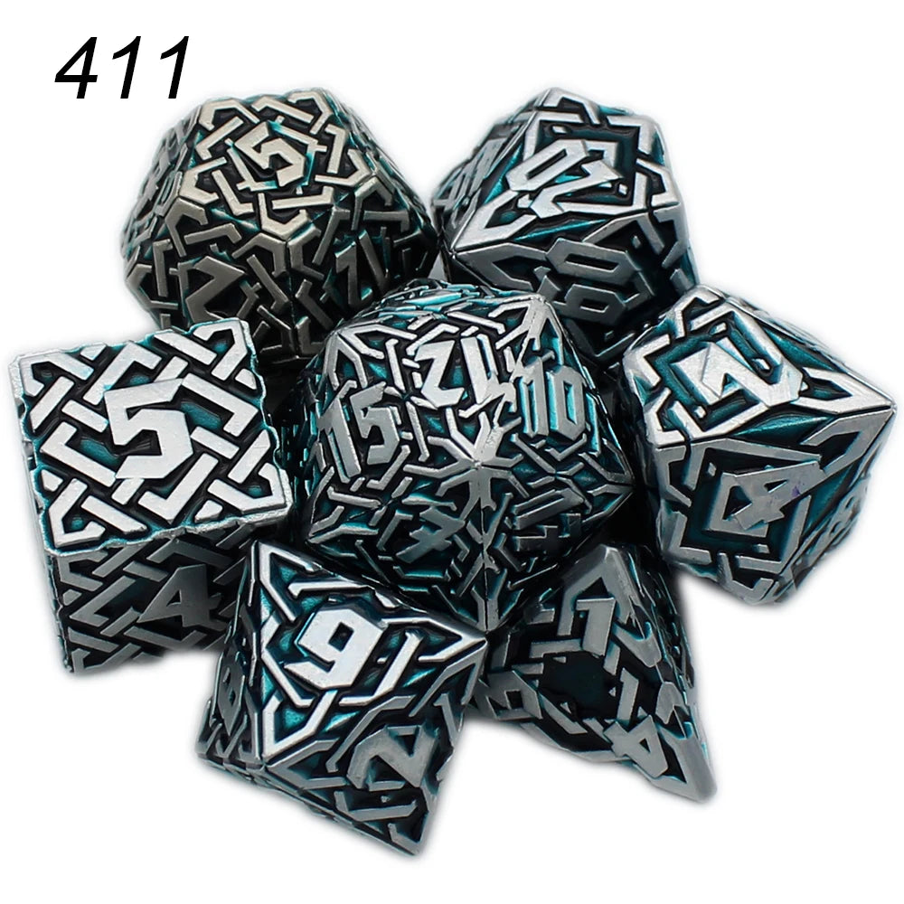 Metal Labyrinth Dice Set - What The Funk
