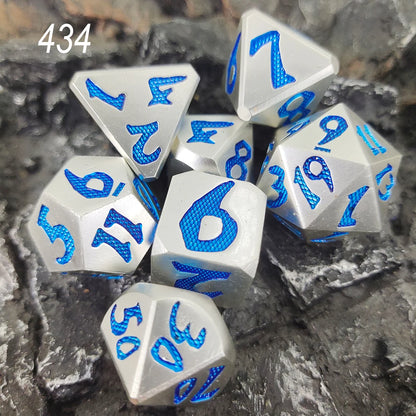 Metal Bold Number Dice - What The Funk