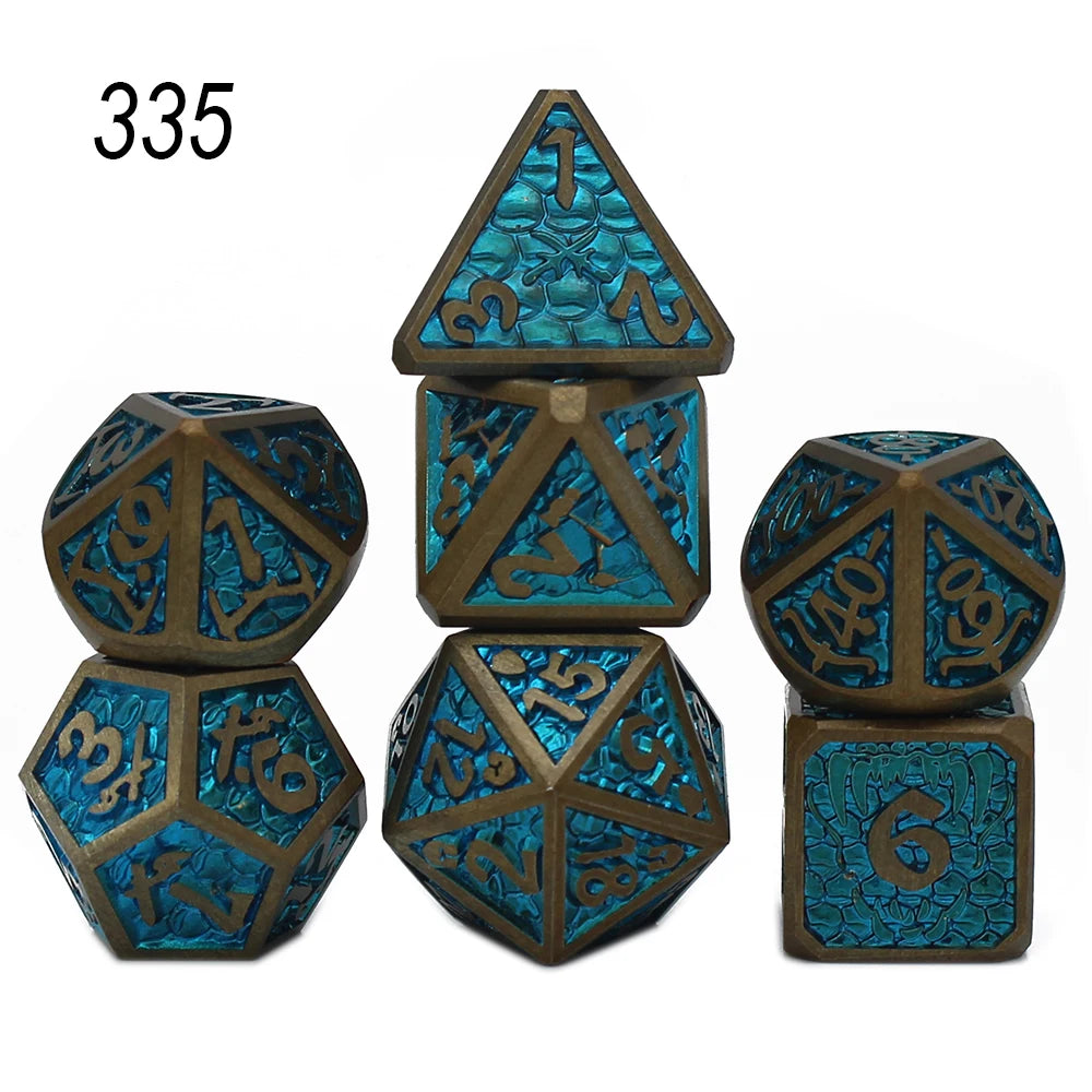 Metal Action Dice Set - What The Funk