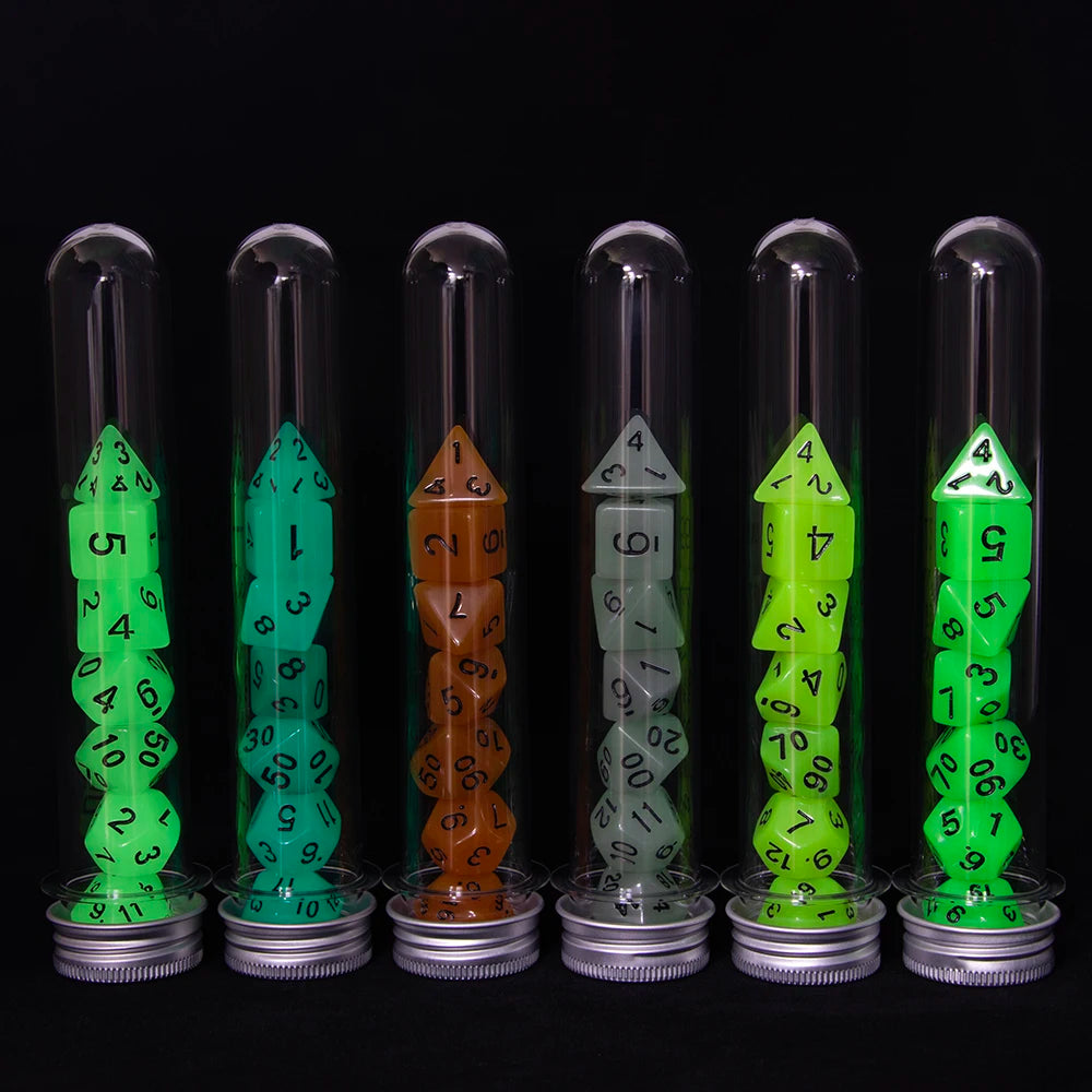 Glow in The Dark Dice Set - What The Funk