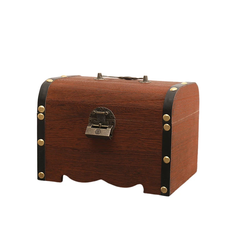 Wooden Treasure Chest Piggy Bank - What The Funk