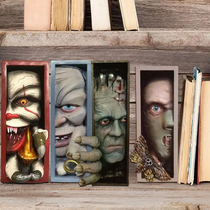 Horror Movie Face Bookend - What The Funk