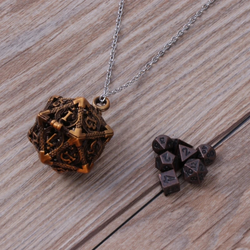 Adjustable Chain Necklace w/ Hollow out Dices - What The Funk