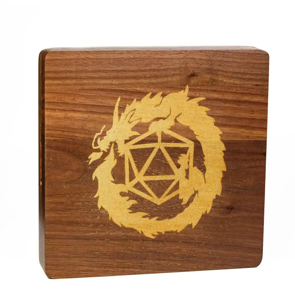 2 in 1 Wooden Dice Case & Dice Tray, High Quality - What The Funk