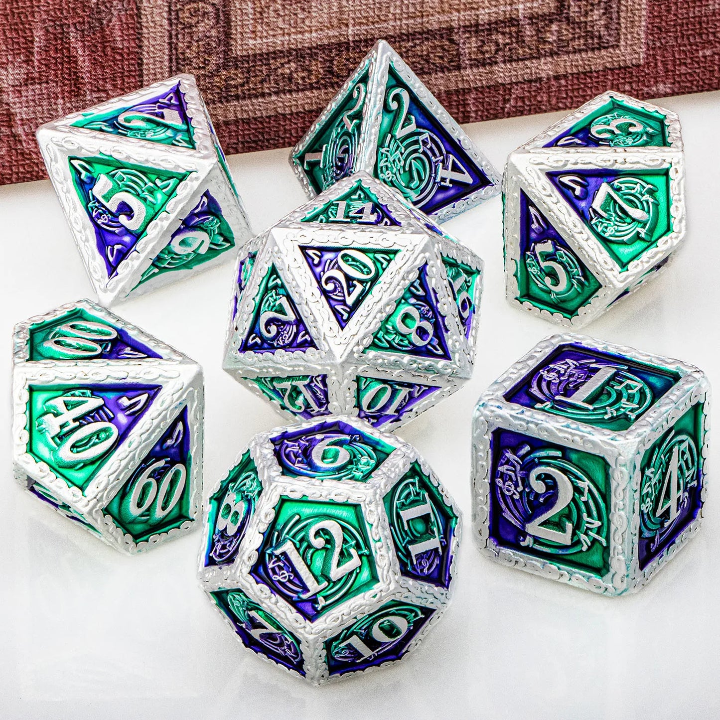 Metal Bard Dice Set - What The Funk