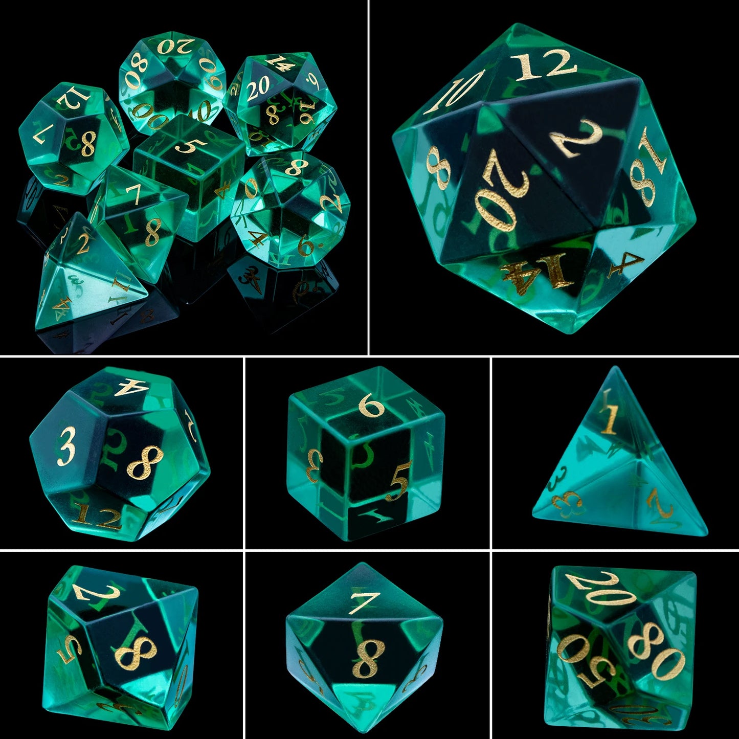 Crystal, Stone, & Gem Dice Set - What The Funk