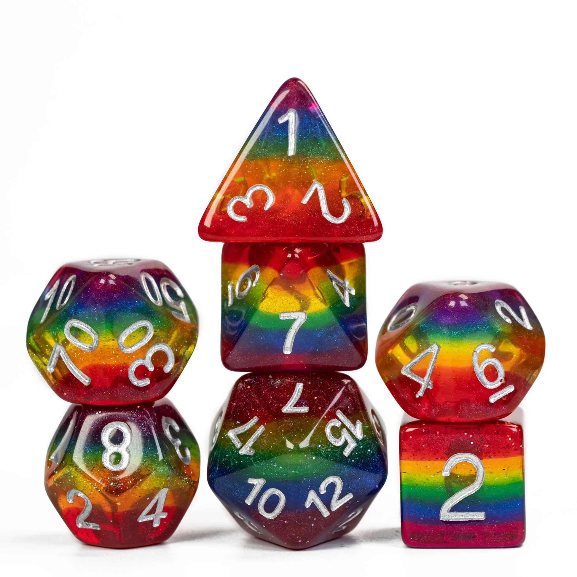 Variety LGBTQ+ Pride Flag Dice Sets - What The Funk