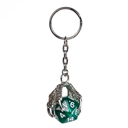 D20 Keychain and Key Ring - What The Funk