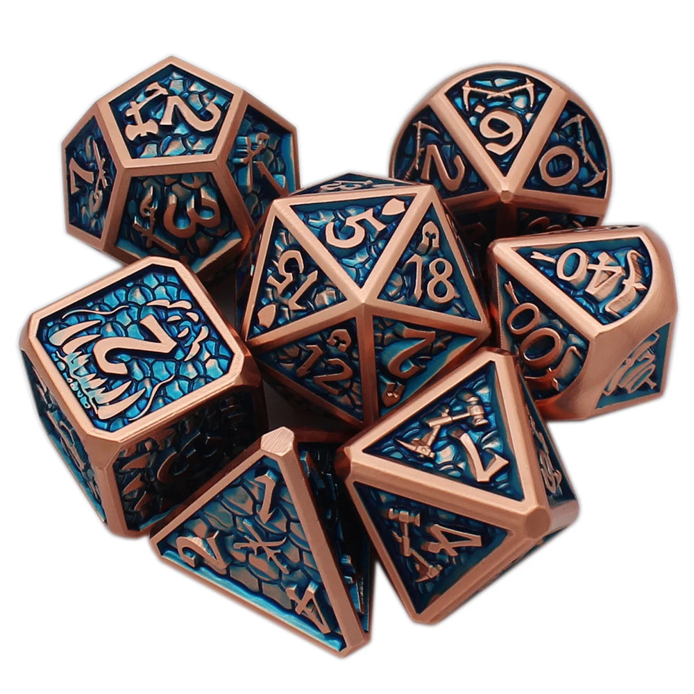 Metal Action Dice Set - What The Funk